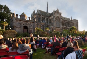 Open air theatre at Arundel Castle
