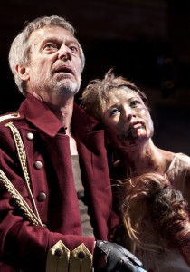  Stephen Boxer (Titus Andronicus) and Rose Reynolds (Lavinia) Photographer Simon Annand
