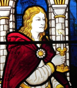 Close-up of window, Achurch as Lady Macbeth sleepwalking