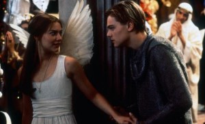 Juliet and Romeo from the Baz Lurhmann film