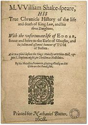 The Pavier Quarto of King Lear