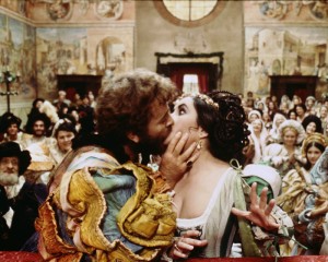 Richard Burton and Elizabeth Taylor in Zeffirelli's The Taming of the Shrew