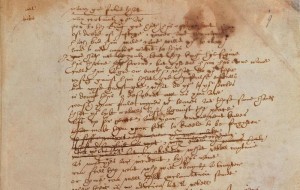The Sir Thomas More manuscript, kept at the British Library