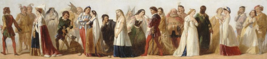 Procession of Characters from Shakespeare's Plays, formerly attributed to Daniel Maclise
