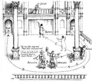 c Walter Hodges illustration of the balcony scene
