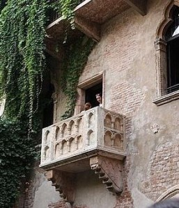 "Juliet's Balcony" in Verona