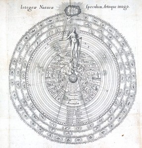 Great Chain of Being (Utriusque Cosmi Majoris Scilicet et Minoris ... by Robert Fludd; Frankfurt, 1617). 