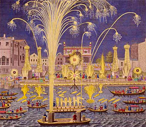 Fireworks on the Thames 1749