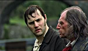 David Morrissey and David Bradley in Our Mutual Friend