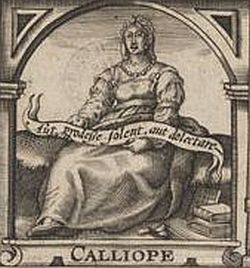 Calliope, from the title page of Heywood's Gynaikeion