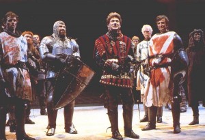A scene from the 1984 Henry V with Kenneth Branagh
