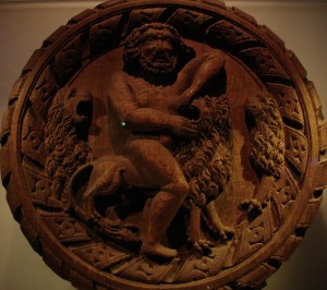 Stirling heads: Hercules and the Nemean lion