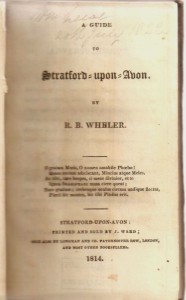 Wheler's 1814 Guide to Stratford