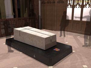 The design for Richard III's tomb in Leicester Cathedral