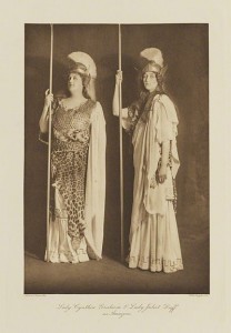 Lady Cynthia Graham and Lady Juliet Duff as Amazons, SMNT Ball, 1911