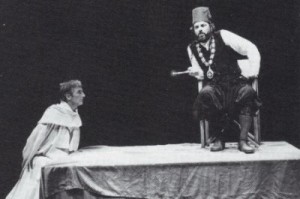 John Carlisle as Ferneze and Alun Armstrong as Barabas, RSC 1987