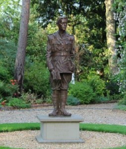 Statue of Rupert Brooke in Grantchester