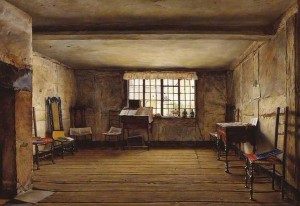 Henry Wallis's painting The Room in which Shakespeare was Born