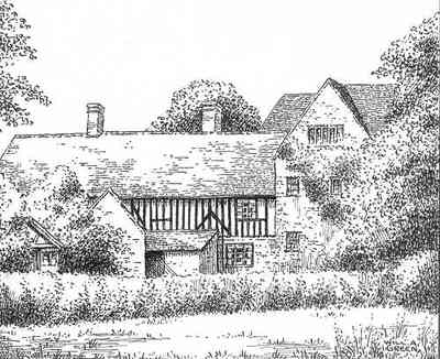 A print of Hillborough Manor from 1943
