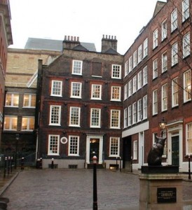 Dr Johnson's House in London
