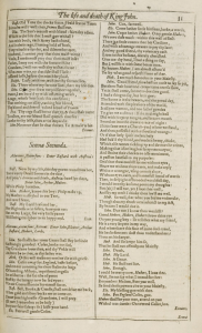 King John from Shakespeare's First folio