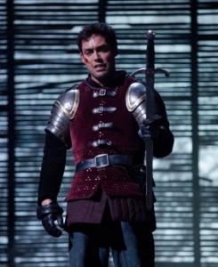 Alex Hassell as Prince Hal in Heny IV, photo by Kwame Lestrade