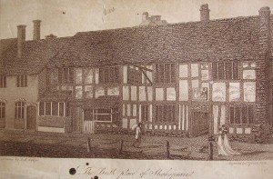 Robert Bell Wheler's illustration of the Birthplace