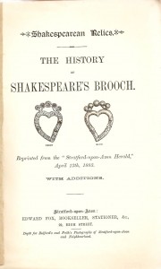 The history of Shakespeare's brooch