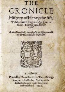 First quarto of Henry V, 1600