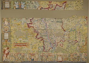 The Sheldon tapestry map of Worcestershire