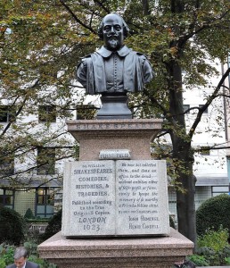 The monument to Heminges and Condell