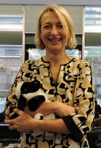 Sharon Little, Freeman of London, and her sheep