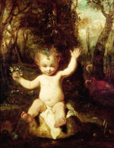 Joshua Reynolds' painting of Puck, from A Midsummer Night's Dream