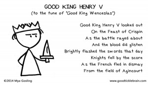 Good Tickle Brain Henry V carol