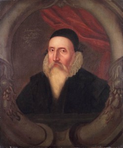 Portrait of John Dee, at the Ashmolean Museum Oxford