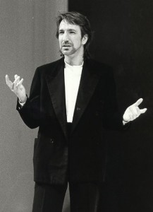 Alan Rickman as Jaques in As You Like It, RSC 1985