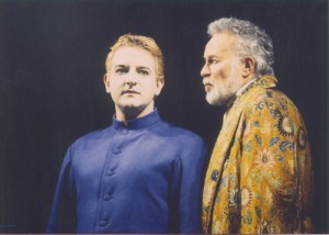 Simon Russell Beale as Ariel, Alec McCowen as Prospero, RSC 1993