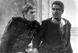 Frank Finlay as Iago and Laurence Olivier as Othello