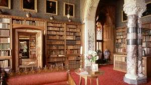 The library at Mount Stuart House, Isle of Bute