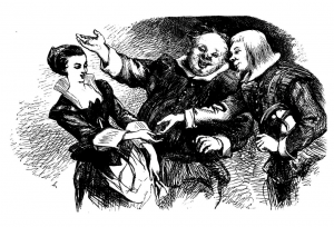 The Dalziel brothers' version of the scene from Twelfth Night
